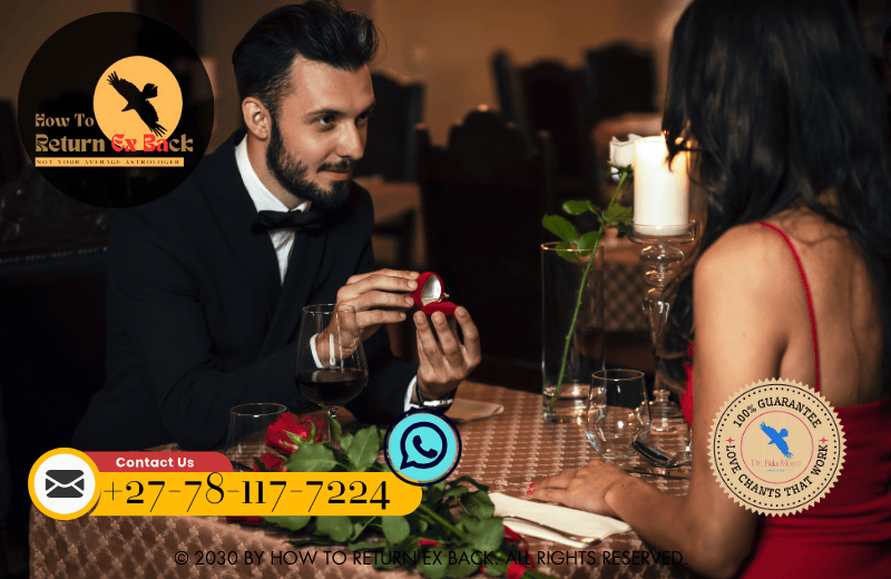 A couple enjoying a romantic candlelight dinner, engaging in a reconnection ceremony to rekindle their love.