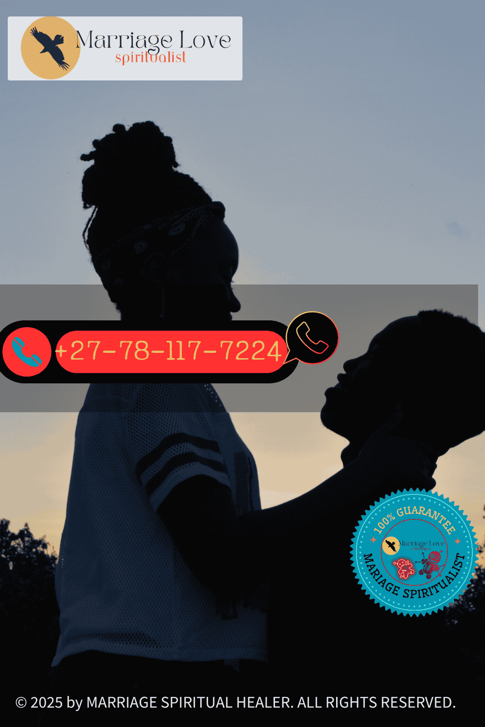 Couples happily marriage image after casting voodoo love spells for marriage