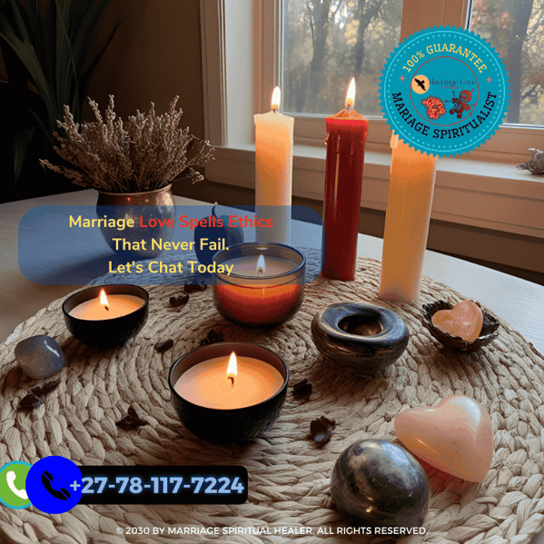 Ethical love spell altar with candles and affirmations (2)