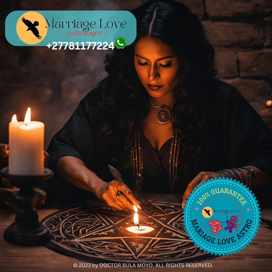 A Hoodoo practitioner casting bones for divination.