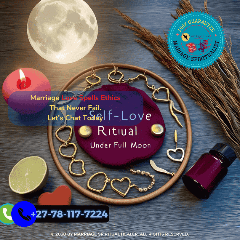 Self-love ritual tools under full moon (1)