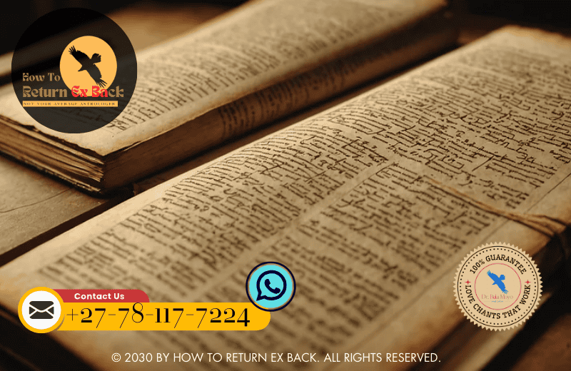 Traditional manuscripts preserving magical knowledge