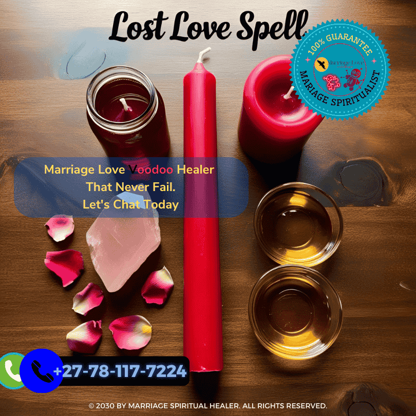 a detailed view of a ceremony space where a lost love spell is being performed, with an open spellbook, burning incense, and a heart-shaped charm (3)