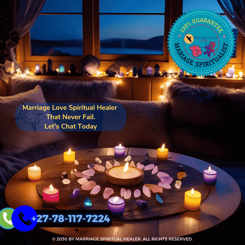 a serene twilight scene in a cozy, softly lit room adorned with mystical decor. A round wooden table is centered, covered with colorful candles and small crystals that glimmer in the dim light. (2)