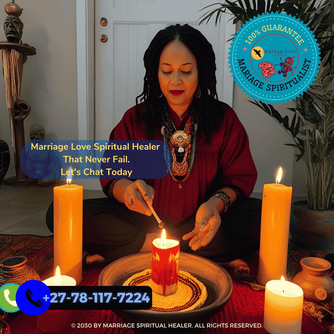 Spiritual practitioner lighting a pink candle for love reunion