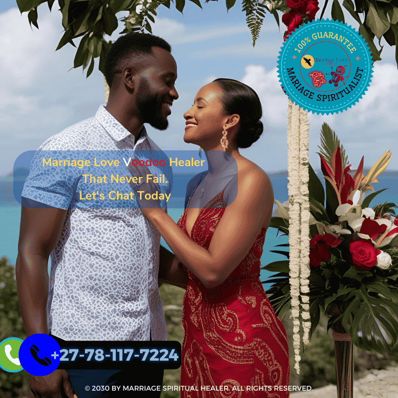 Couple at a Haitian love ceremony invoking Erzulie Freda