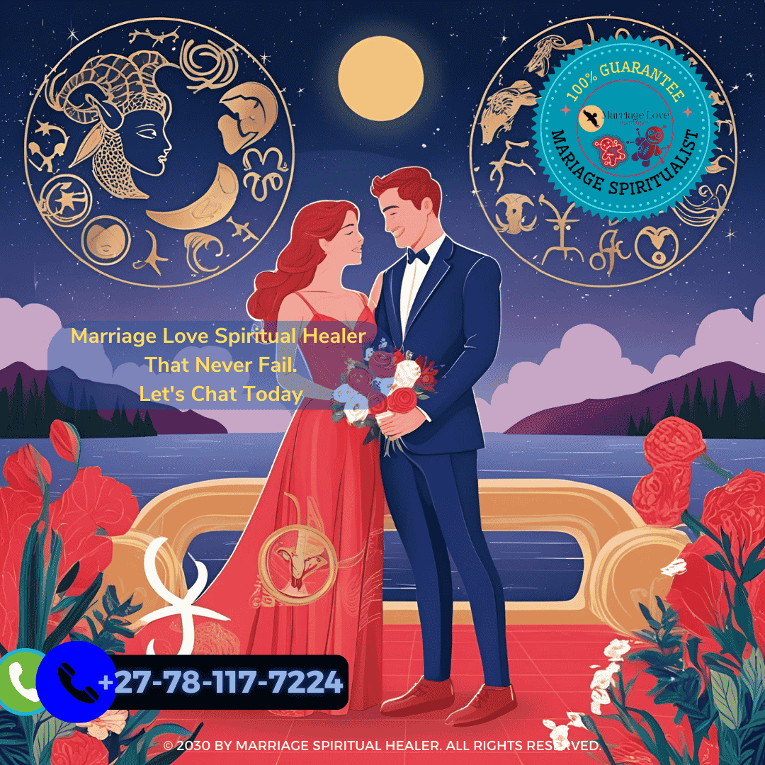 Illustration of zodiac couples in romantic settings