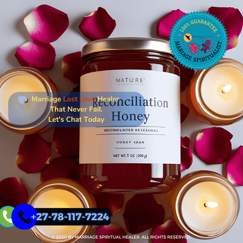 Honey jar spell with rose petals and handwritten petitions