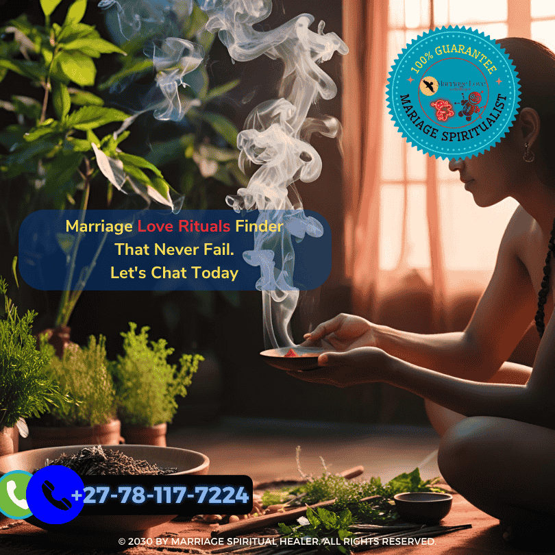 Traditional smoke-cleansing before relationship healing ritual